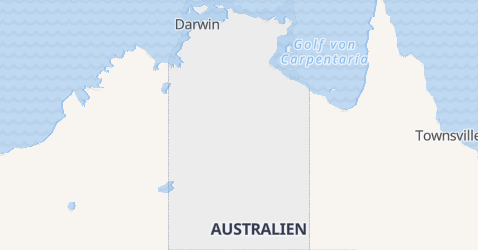Karte von Nordterritorium