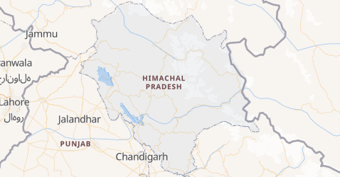 Karte von Himachal Pradesh