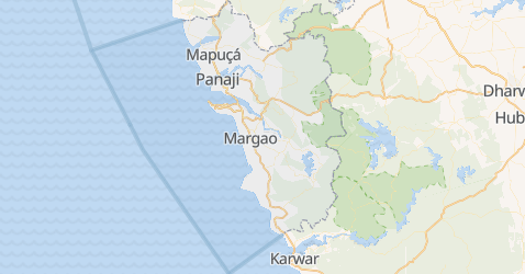 Karte von Goa
