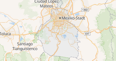 Karte von Mexiko-Stadt 