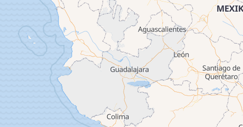 Karte von Jalisco