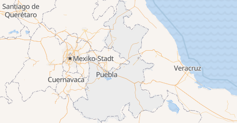 Karte von Puebla