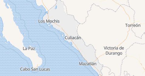 Karte von Sinaloa