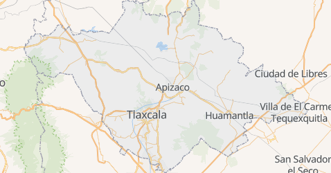 Tlaxcala map