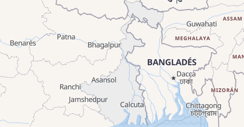 Mapa de Bengala Occidental