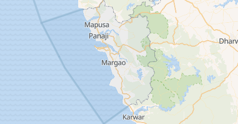 Mapa de Goa