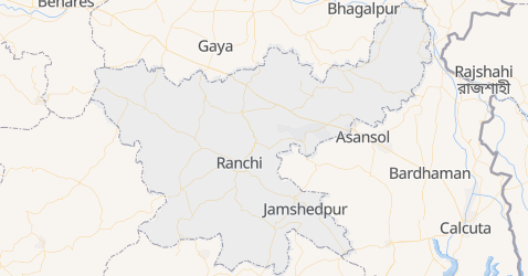 Mapa de Jharkhand