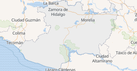 Mapa de Michoacán