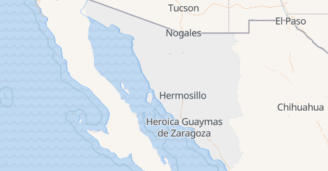 Mapa de Sonora