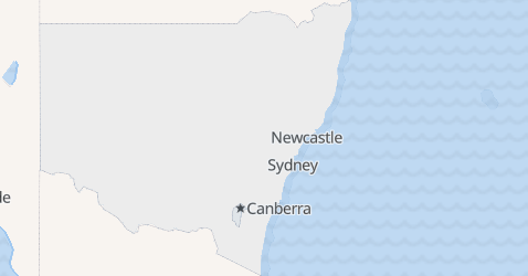 Carte de Nouvelle-Galles du Sud