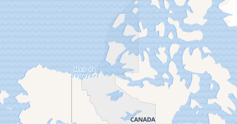 Carte de Territoires du Nord-Ouest