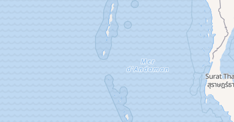 Carte de Andaman et Nicobar