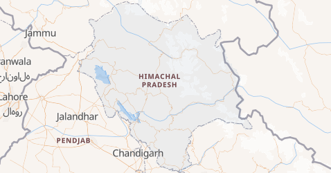 Carte de Himachal Pradesh