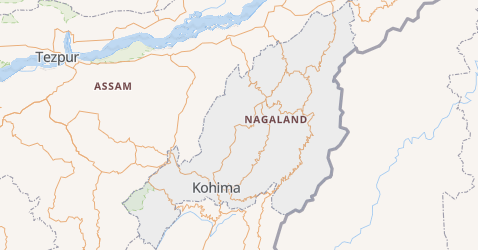 Carte de Nagaland