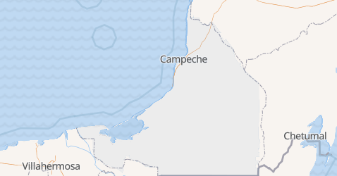Carte de État de Campeche