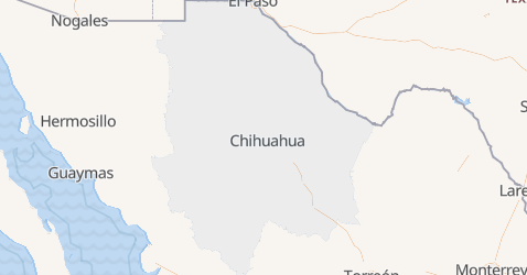 Carte de État de Chihuahua
