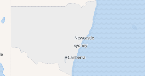 Mappa di Nuovo Galles del Sud