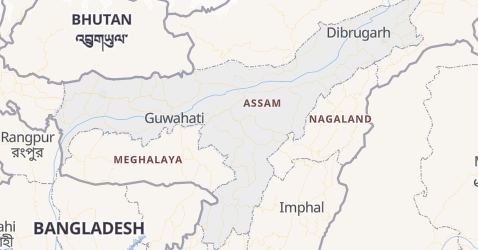 Mappa di Assam
