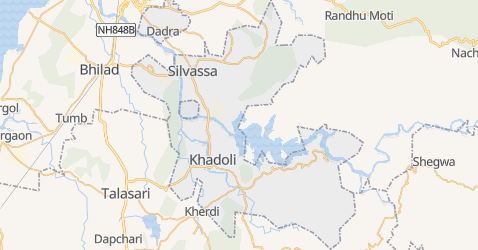 Mappa di Dadra e Nagar Haveli