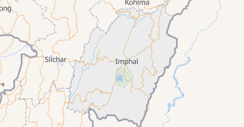 Mappa di Manipur