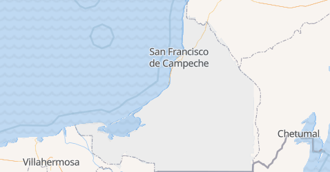 Mappa di Campeche