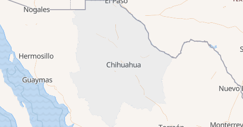 Mappa di Chihuahua