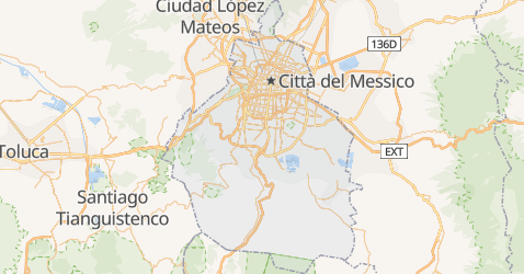 Mappa di Messico