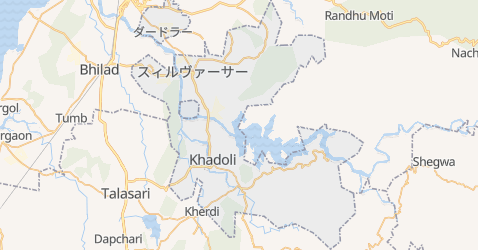 ダードラー及びナガル・ハヴェーリー連邦直轄領地図