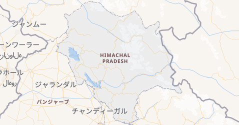 ヒマーチャル・プラデーシュ州地図