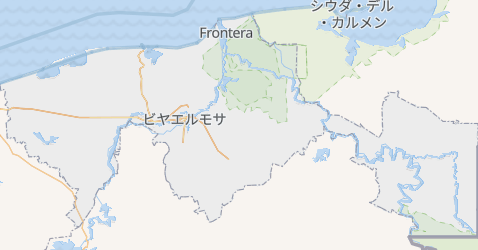 タバスコ州地図