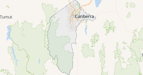 Australian Capital Territory kaart