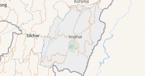 Manipur kaart