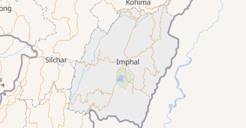 Manipur - szczegółowa mapa