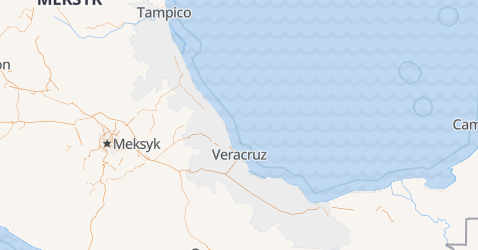 Veracruz - szczegółowa mapa