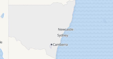 Mapa de Nova Gales do Sul