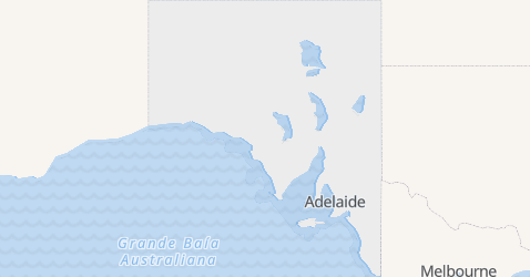 Mapa de Austrália Meridional