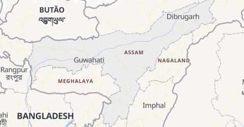 Mapa de Assam