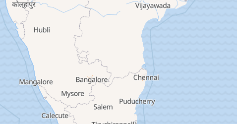 Mapa de Puducherry