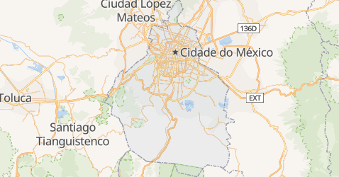Mapa de Cidade do México
