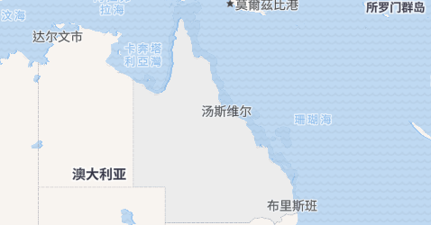 昆士兰州地图