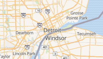 Online-Karte von Detroit