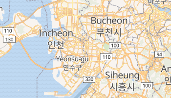 Online-Karte von Incheon