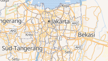 Online-Karte von Jakarta
