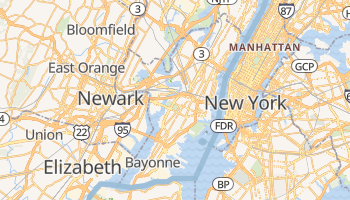 Online-Karte von Jersey City