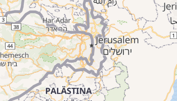 Online-Karte von Jerusalem