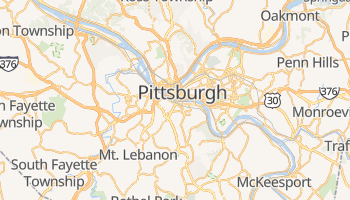 Online-Karte von Pittsburgh