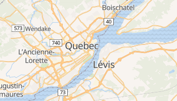 Online-Karte von Québec