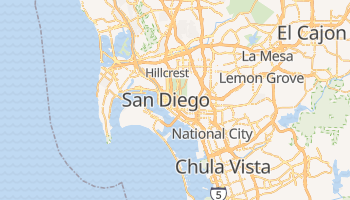 Online-Karte von San Diego