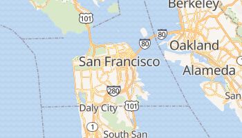Online-Karte von San Francisco