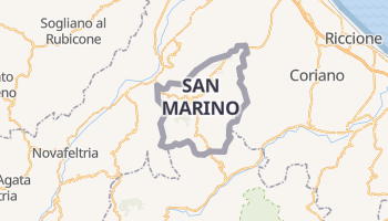 Online-Karte von San Marino